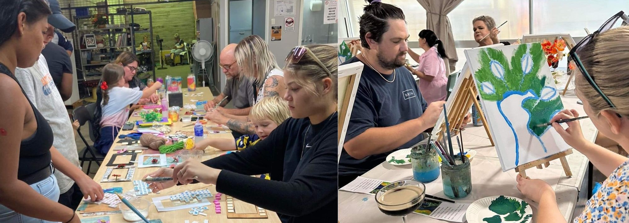 Beige White Minimalist Pattern Page Border Document (A4 Landscape)