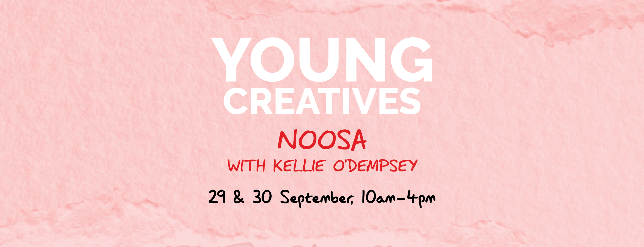 Young Creatives Banner – Noosa